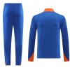 Niederlande Training Sweatshirts Quarter-zip 2024-25 Blaue Für Herren